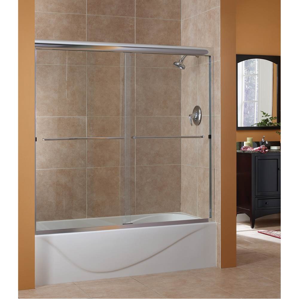 CRAFT + MAIN Tub Doors Shower Doors item CVST6060-CL-SV