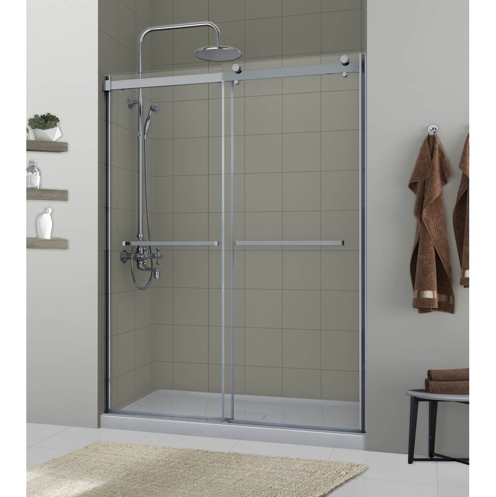 CRAFT + MAIN Sliding Shower Doors item LGDR4876-CL-BN