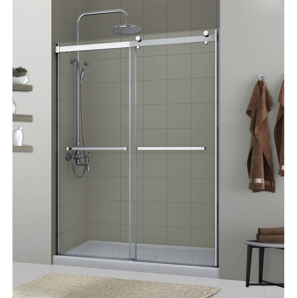 CRAFT + MAIN Tub Doors Shower Doors item LGDR6063-CL-SV