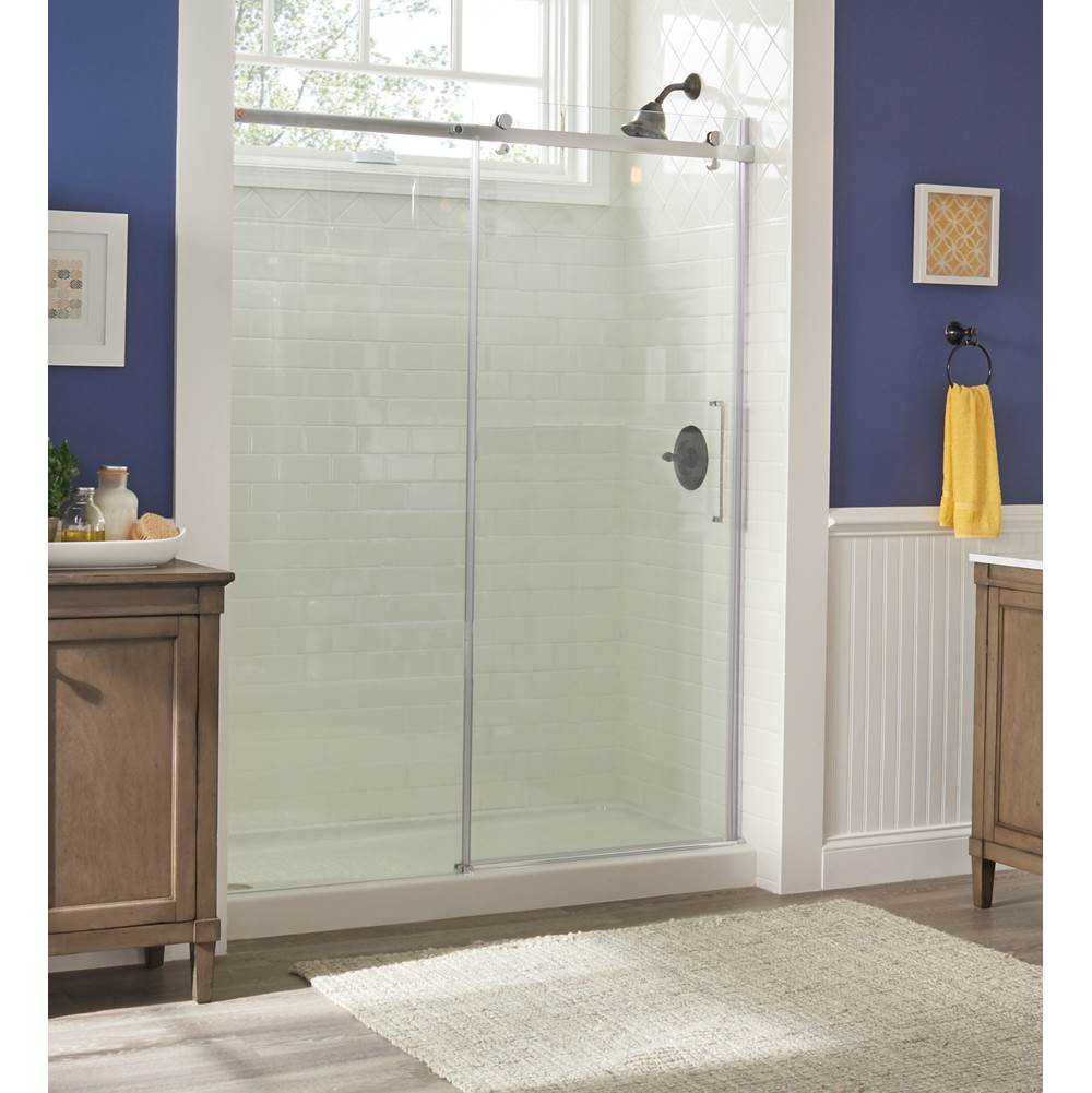 CRAFT + MAIN Sliding Shower Doors item LGRL6074-CL-SV
