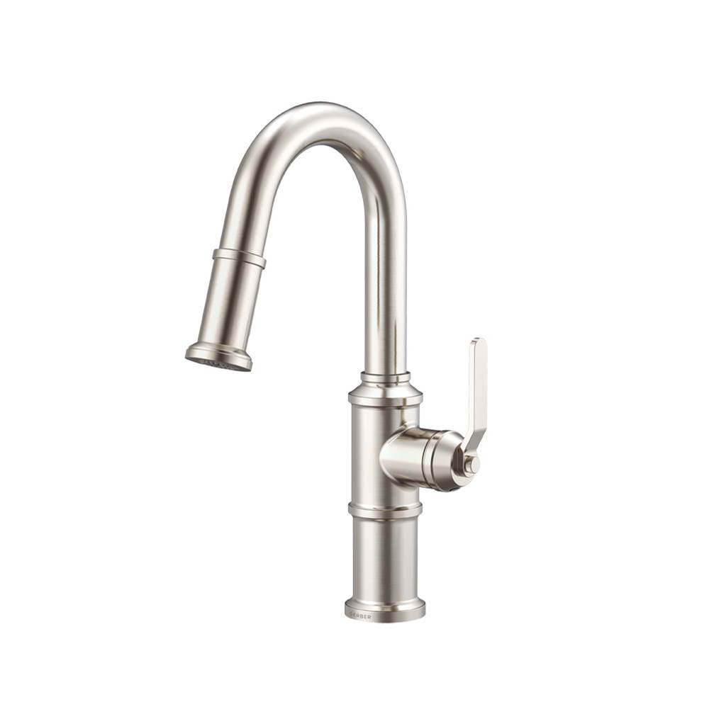 Gerber Plumbing Pull Down Bar Faucets Bar Sink Faucets item D150537SS