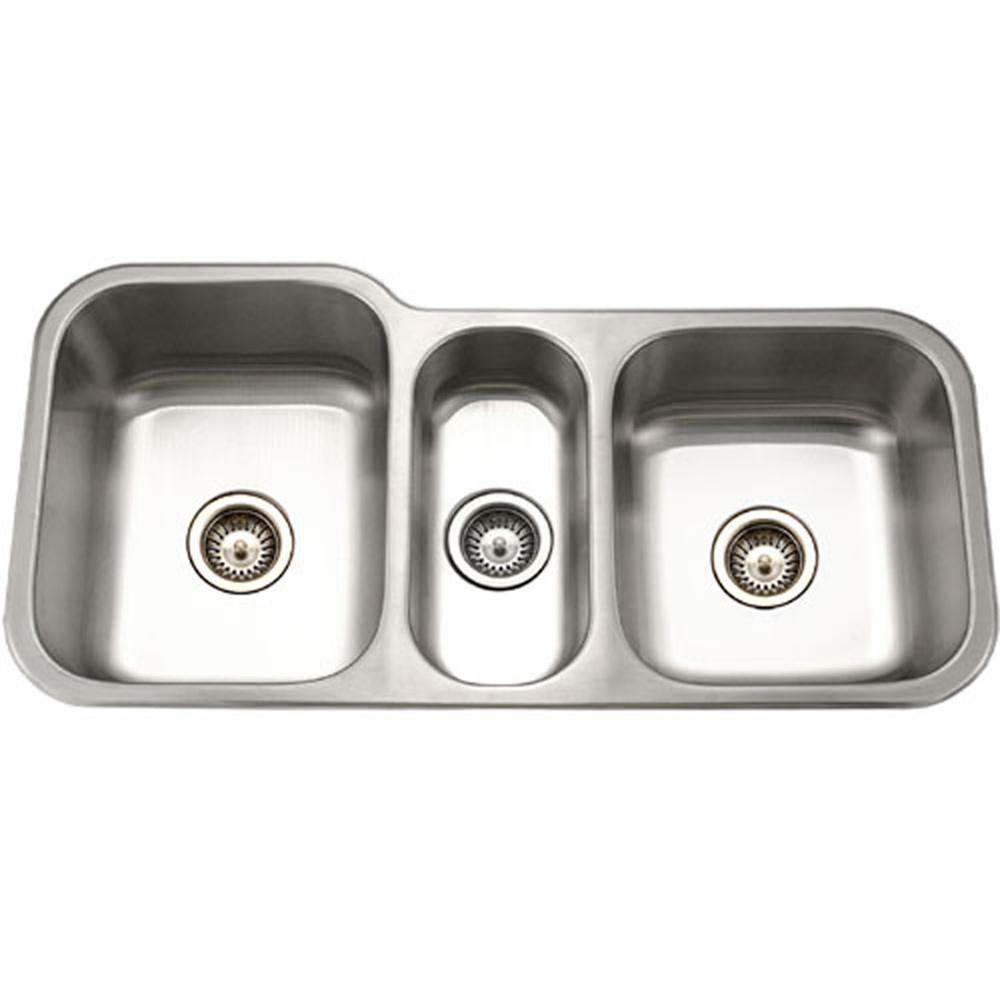 Fixtures, Etc.HamatUndermount Stainless Steel Triple Bowl Kitchen Sink