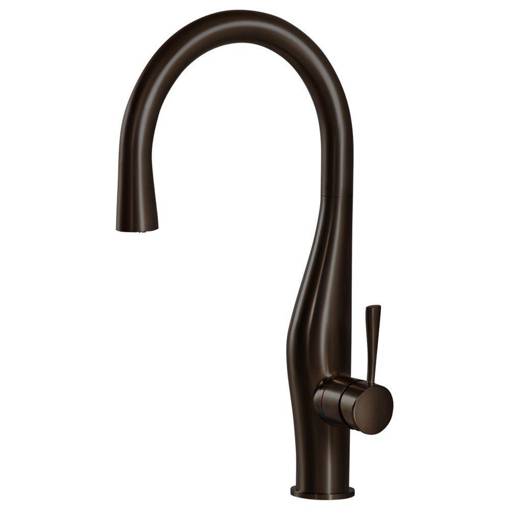 Fixtures, Etc.HamatDual Function Hidden Pull Down Kitchen Faucet in Oil Rubbed Bronze