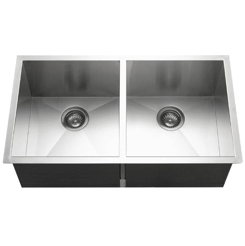 Hamat Undermount Kitchen Sinks item PADA-3318DU-5-1