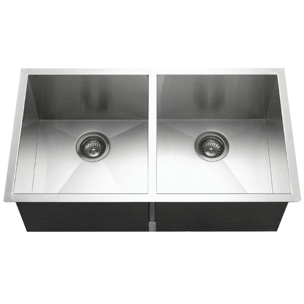 Hamat Undermount Kitchen Sinks item PADA-3318DU-5.5-1