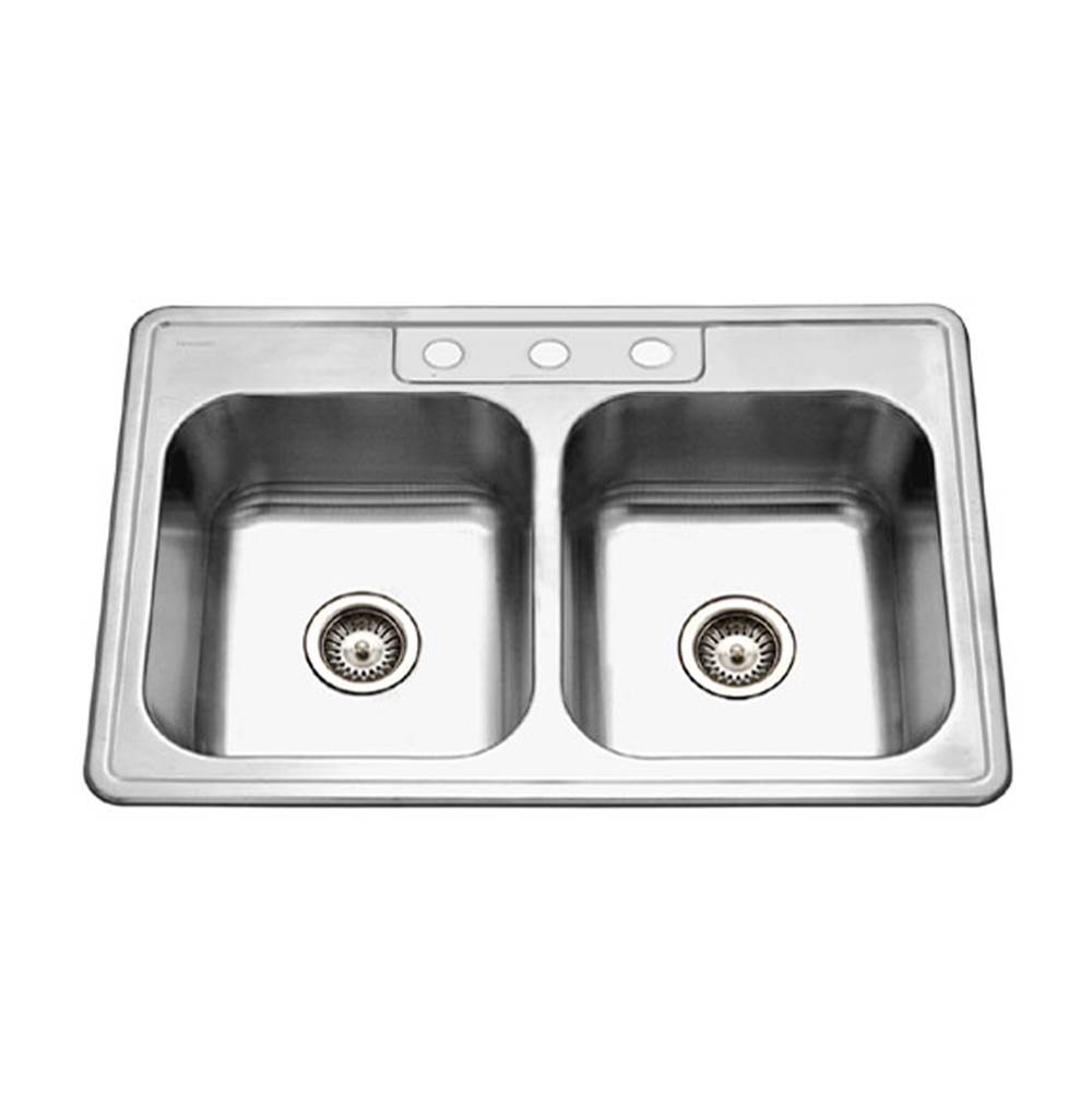 Hamat Drop In Kitchen Sinks item REV-3322DT-8-3-1