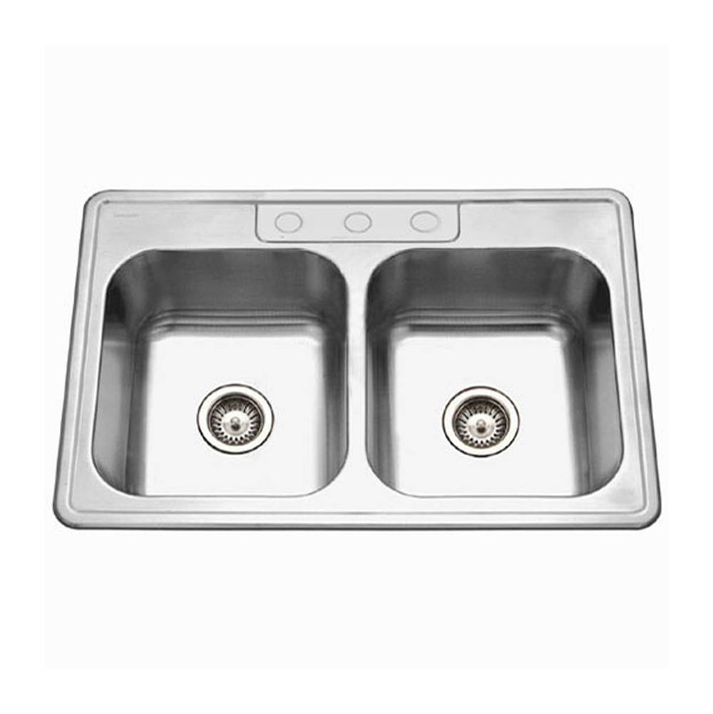 Hamat Drop In Kitchen Sinks item REV-3322DT-9-3-1