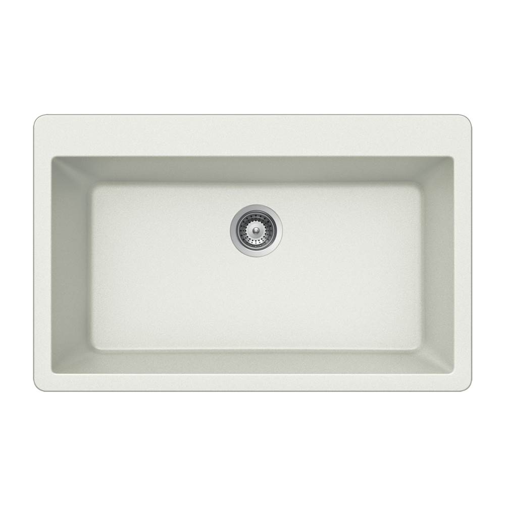 Hamat Drop In Kitchen Sinks item SIO-3321ST-WH