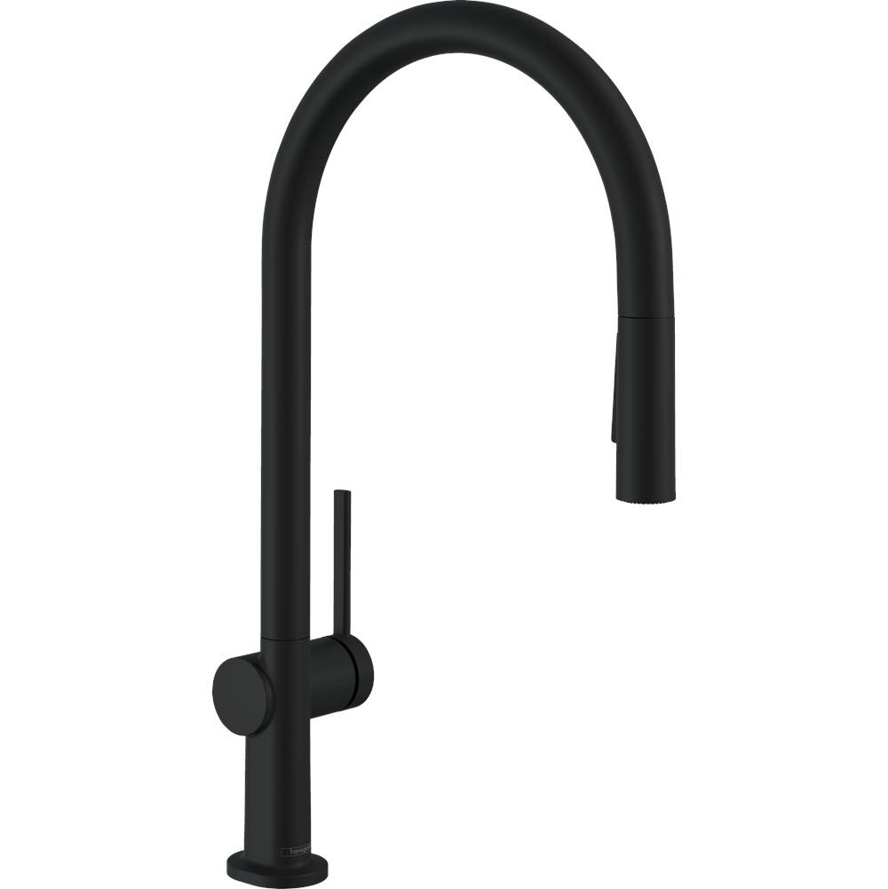 Fixtures, Etc.HansgroheTalis N HighArc Kitchen Faucet, O-Style 2-Spray Pull-Down, 1.75 GPM in Matte Black