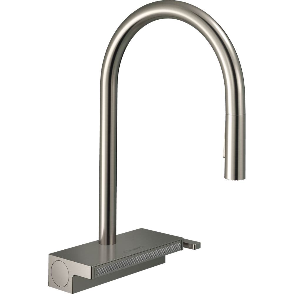 Fixtures, Etc.HansgroheAquno Select HighArc Kitchen Faucet, 3-Spray Pull-Down with sBox, 1.75 GPM in Steel Optic