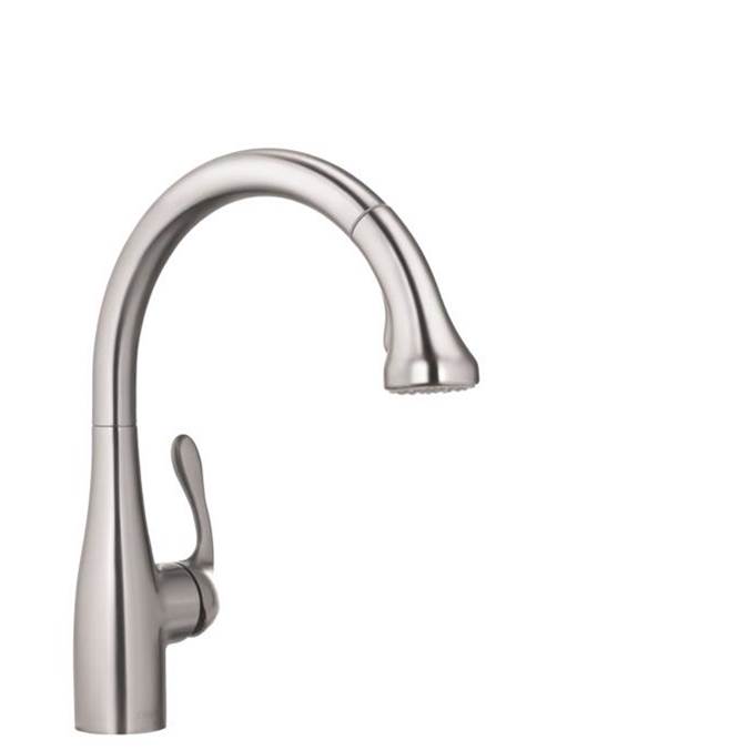 Fixtures, Etc.HansgroheAllegro E Gourmet HighArc Kitchen Faucet, 2-Spray Pull-Down, 1.75 GPM in Steel Optic
