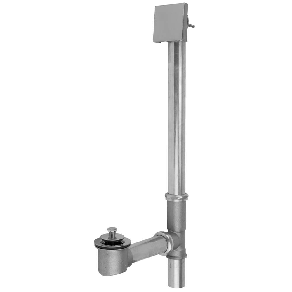 Fixtures, Etc.JacloBrass Tub Drain Bottom Outlet Lift & Turn with Faceplate (Square) Tub Waste