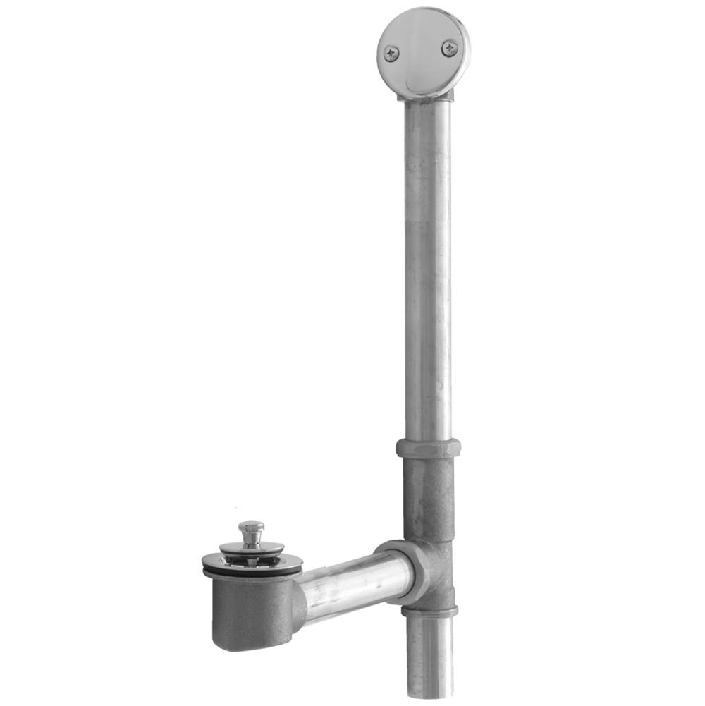 Fixtures, Etc.JacloBrass Tub Drain Bottom Outlet Lift & Turn with Faceplate (2 Hole) Tub Waste
