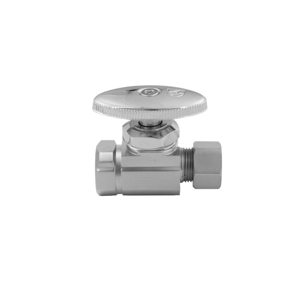 Fixtures, Etc.JacloMulti Turn Straight Pattern 3/8'' IPS x 3/8'' O.D. Supply Valve with Oval Handle