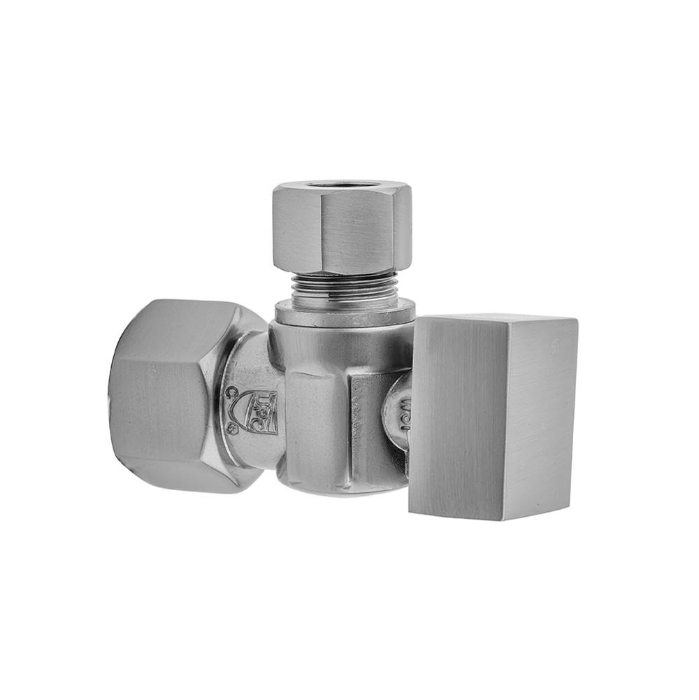 Fixtures, Etc.JacloQuarter Turn Angle Pattern 1/2'' IPS x 3/8'' O.D. Supply Valve with Square Handle