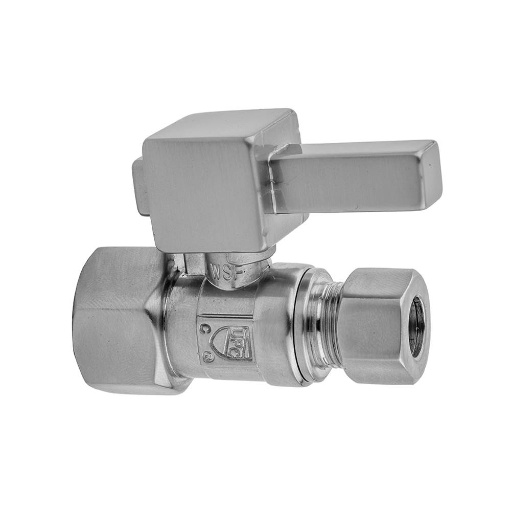 Fixtures, Etc.JacloQuarter Turn Straight Pattern 1/2'' IPS x 3/8'' O.D. Supply Valve with Square Lever