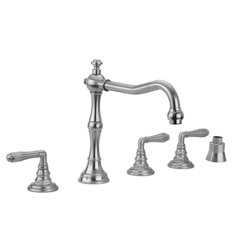 Fixtures, Etc.JacloRoaring 20's Roman Tub Set with Smooth Lever Handles and Straight Handshower