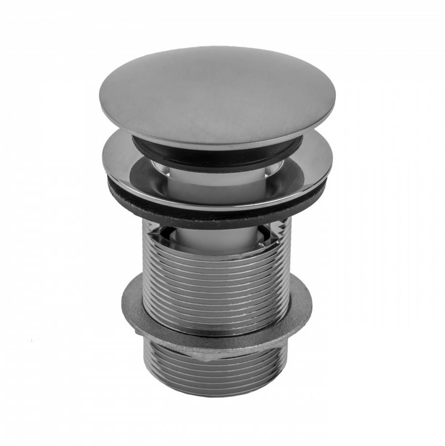 Fixtures, Etc.JacloExtra Long Thread Round Toe Control Drain Strainer with Overflow- 3'' Long Thread