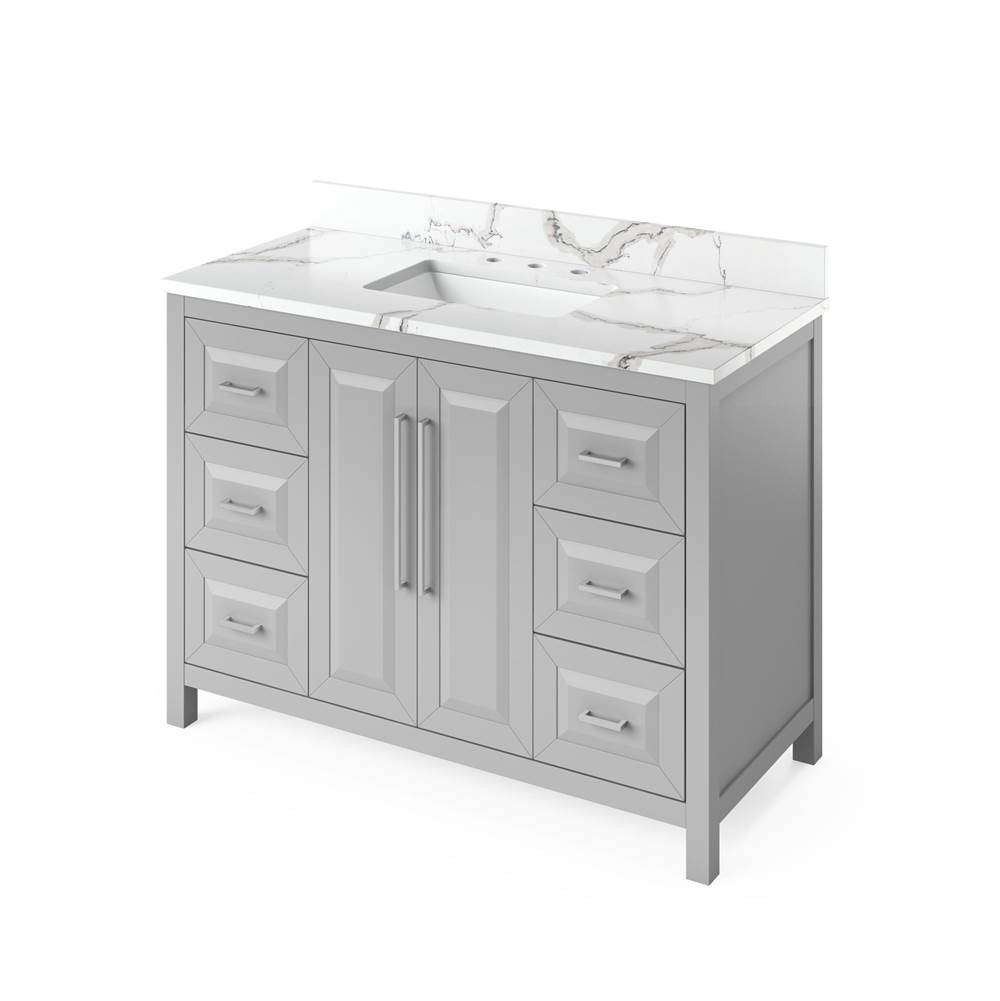 Jeffrey Alexander Single Sink Sets Vanity Sets item VKITCAD48GRCQR