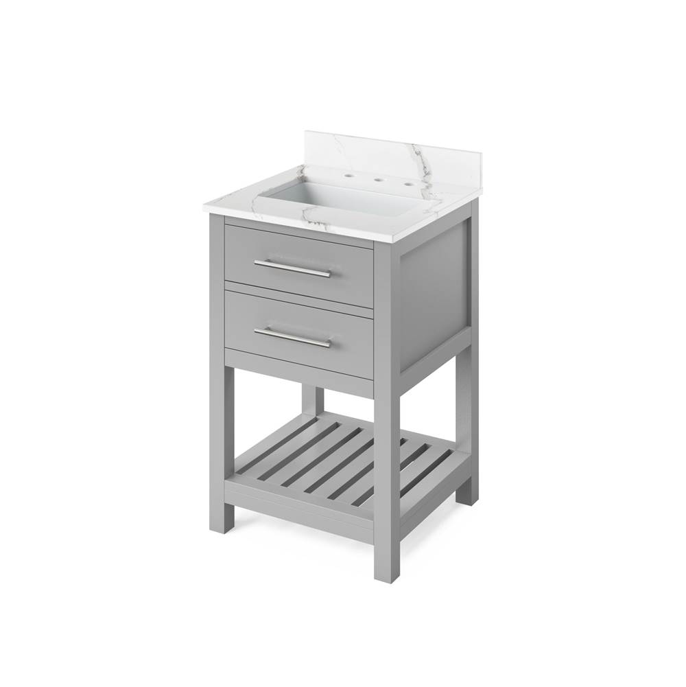 Jeffrey Alexander Single Sink Sets Vanity Sets item VKITWAV24GRCQR