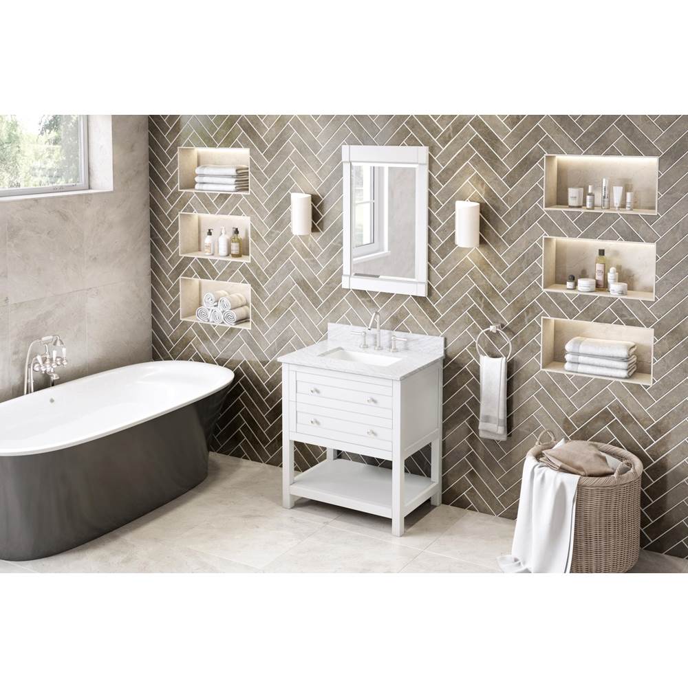 Jeffrey Alexander Single Sink Sets Vanity Sets item VKITAST30WHWCR