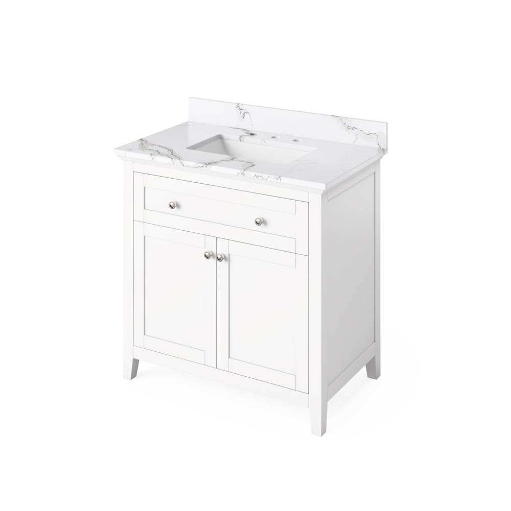 Jeffrey Alexander Single Sink Sets Vanity Sets item VKITCHA36WHCQR