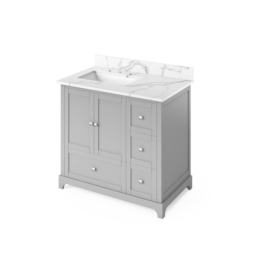 Jeffrey Alexander Single Sink Sets Vanity Sets item VKITADD36GRCQR