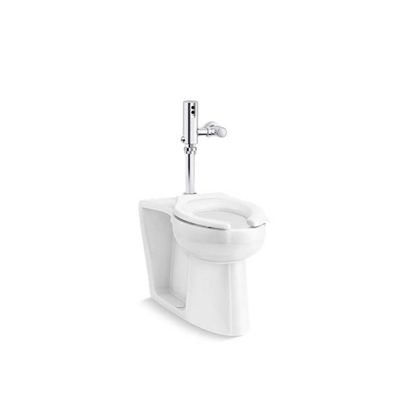 Fixtures, Etc.KohlerModflex® Adjust-a-Bowl® Antimicrobial toilet with Mach® Tripoint® touchless DC 1.6 gpf flushometer