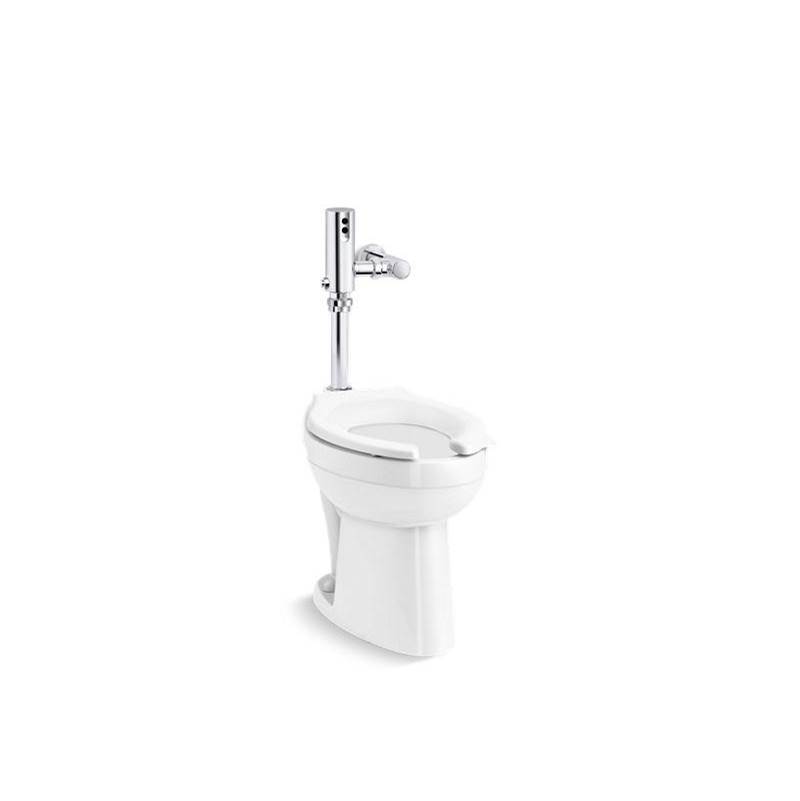 Fixtures, Etc.KohlerHighcliff™ Ultra Commercial toilet with Mach® Tripoint® touchless DC 1.0 gpf flushometer