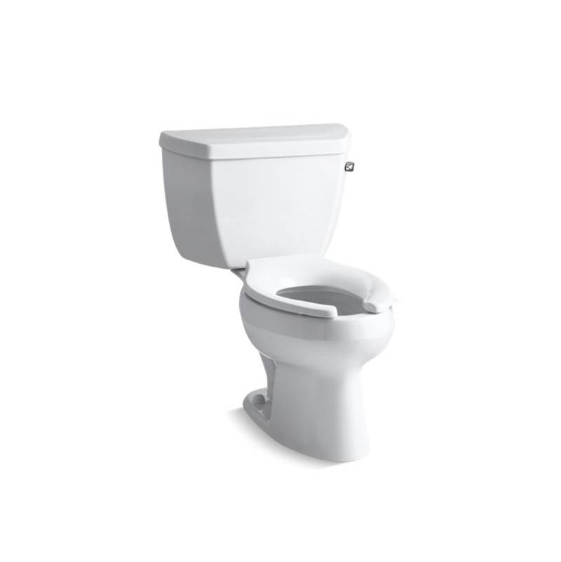 Fixtures, Etc.KohlerWellworth® Classic Two-piece elongated 1.6 gpf toilet with tank cover locks, less seat