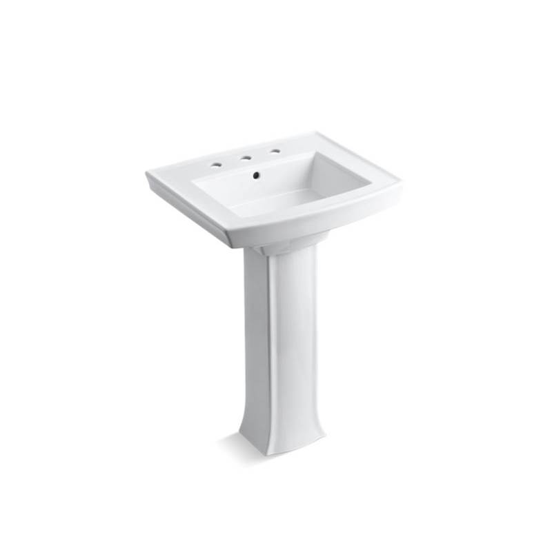 Fixtures, Etc.KohlerArcher® Pedestal bathroom sink with 8'' widespread faucet holes