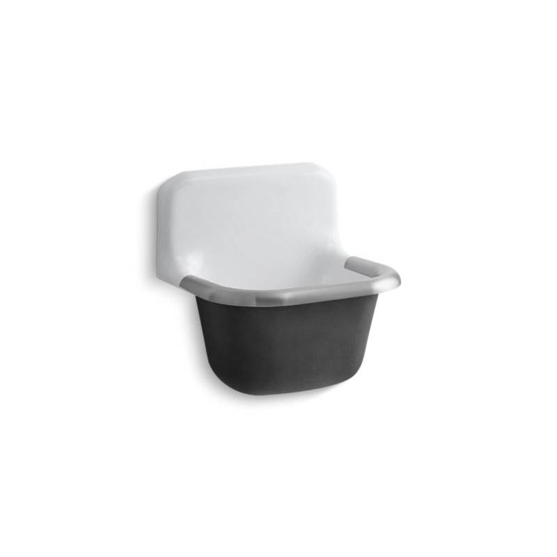 Fixtures, Etc.KohlerBannon™ 22-1/4'' x 18-1/4'' wall-mounted or P-trap mounted service sink with rim guard and blank back