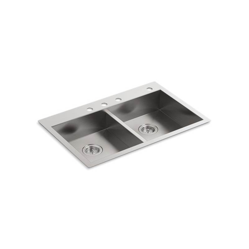 Kohler Drop In Kitchen Sinks item 3996-4-NA
