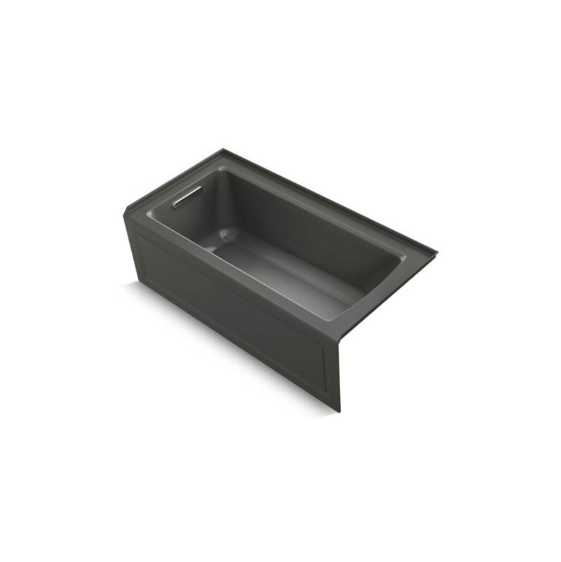 Fixtures, Etc.KohlerArcher® 60'' x 30'' alcove bath with Bask® heated surface, integral apron, integral flange and left-hand drain