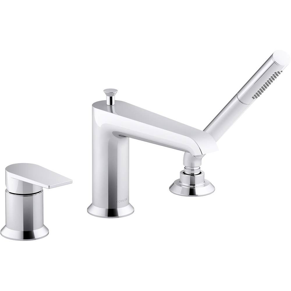 Kohler Deck Mount Roman Tub Faucets With Hand Showers item 97070-4-CP