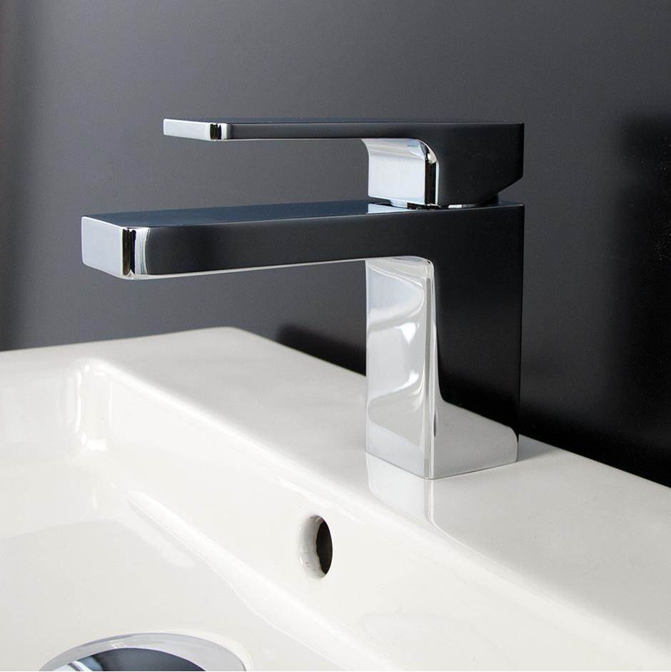 Fixtures, Etc.LacavaDeck mount single hole faucet with lever handle pop up drain included SPOUT: 4 7/8'', H: 5 1/4''