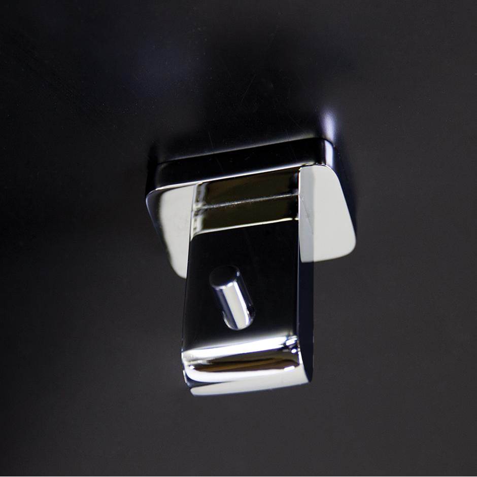 Fixtures, Etc.LacavaWall mount robe hook made of chrome plated brass W: 2 1/8'', D 2 5/8'', H: 1 3/8''