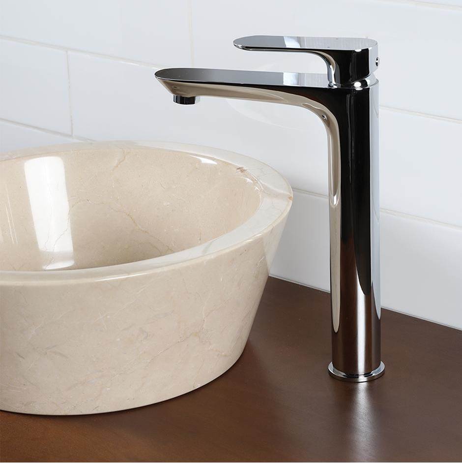 Fixtures, Etc.LacavaDeck-mount single hole faucet with lever handle. Water flow rate: 1.2GPM pressure compensating aerator. H: 11 5/8'', SPOUT: 5 7/8''.