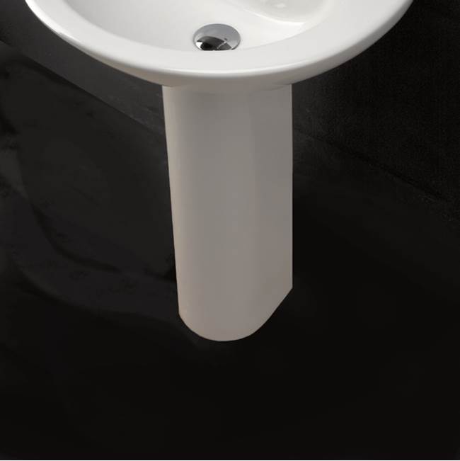 Fixtures, Etc.LacavaPorcelain pedestal for washbasins #2952, 2962, 4271, 4272, 4281, or  4281, 7''W x 6 1/4''D x 27 1/8''H