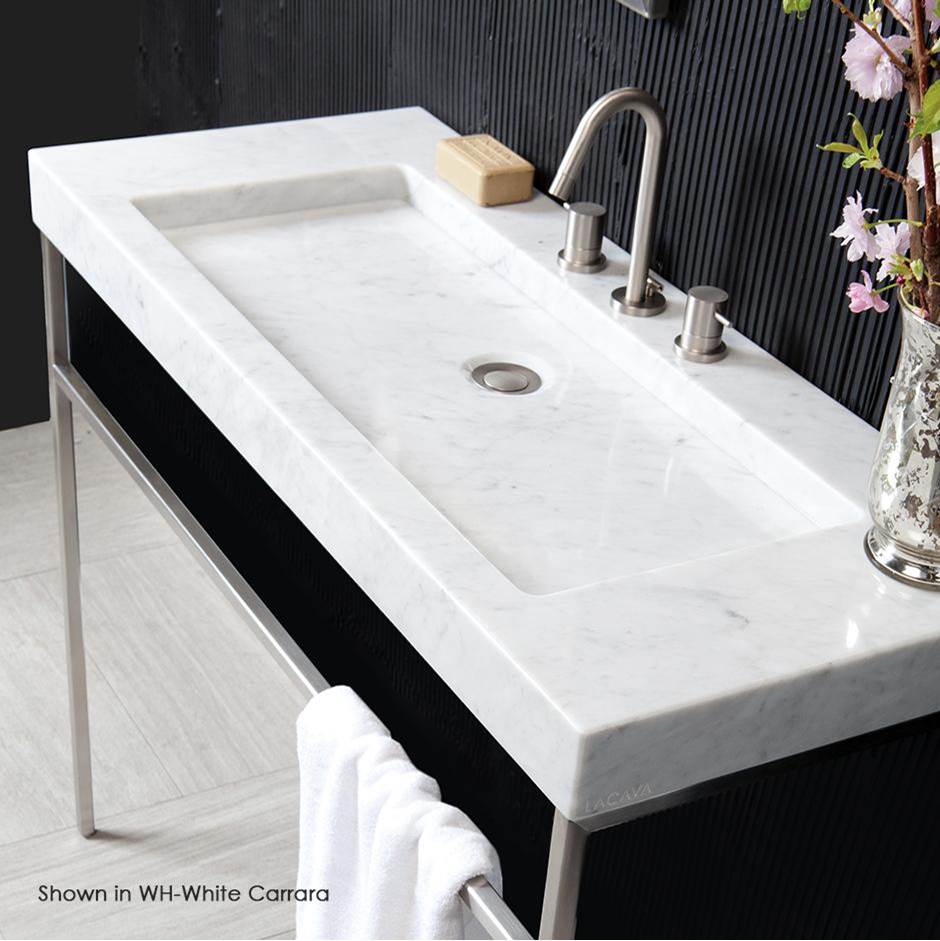 Fixtures, Etc.LacavaVessel or vanity top stone Bathroom Sink without an overflow.