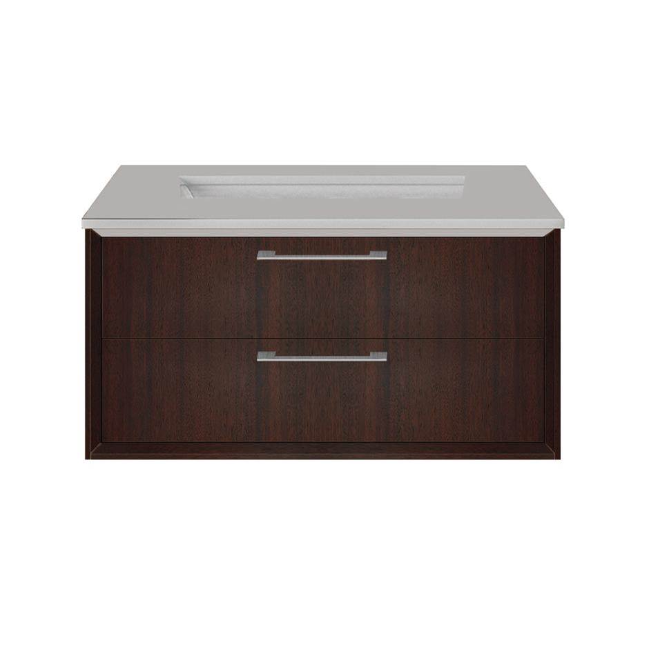 Fixtures, Etc.LacavaSolid Surface countertop with a cut-out for under-mount sink 5452UN for wall-mount under-counter vanity GEM-UN-24