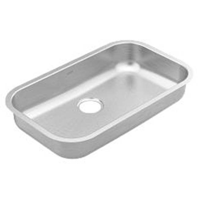 Fixtures, Etc.Moen30'' x 18'' stainless steel 18 gauge single bowl sink