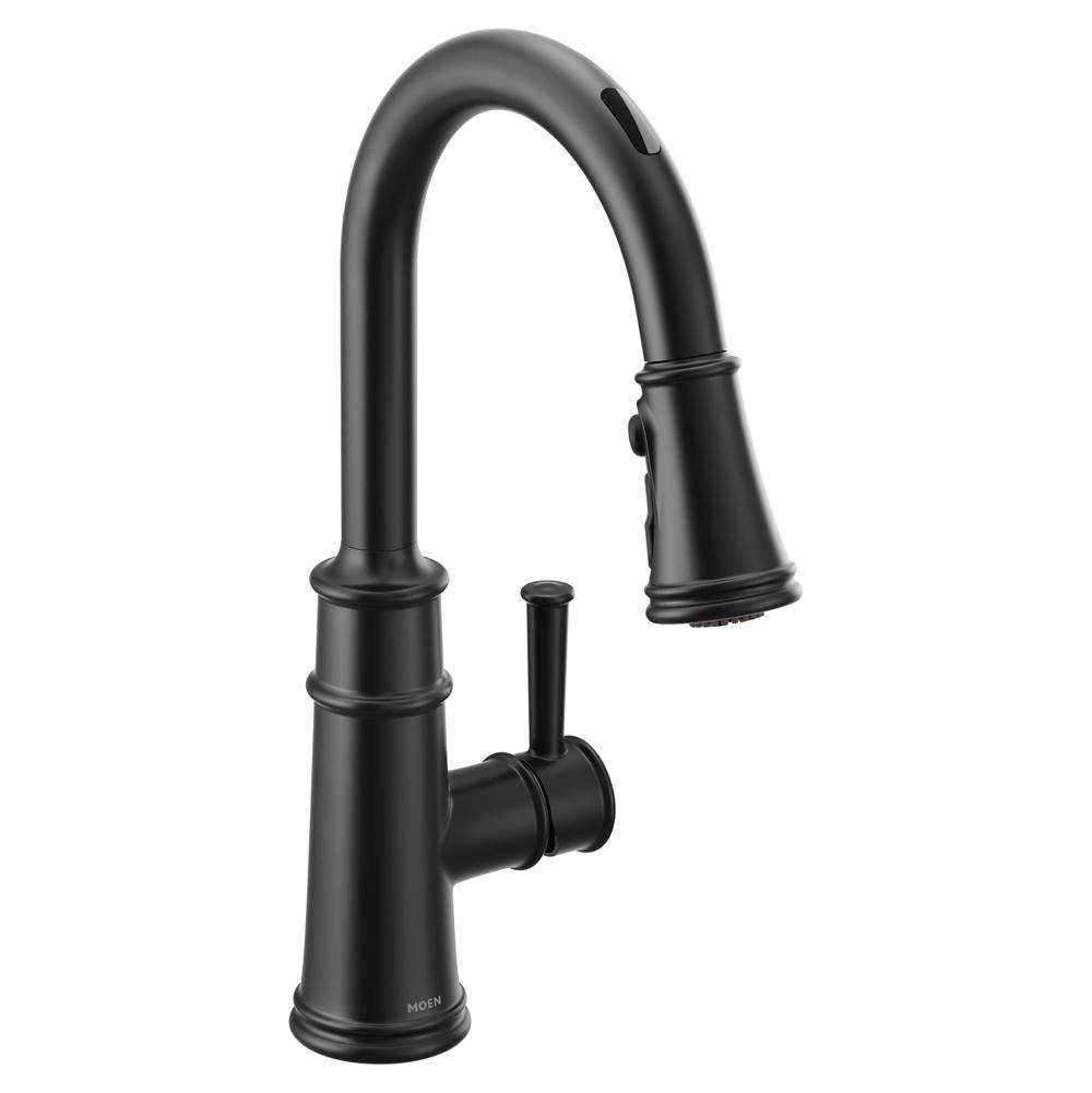 Fixtures, Etc.MoenBelfield Smart Faucet Touchless Pull Down Sprayer Kitchen Faucet with Voice Control and Power Boost, Matte Black