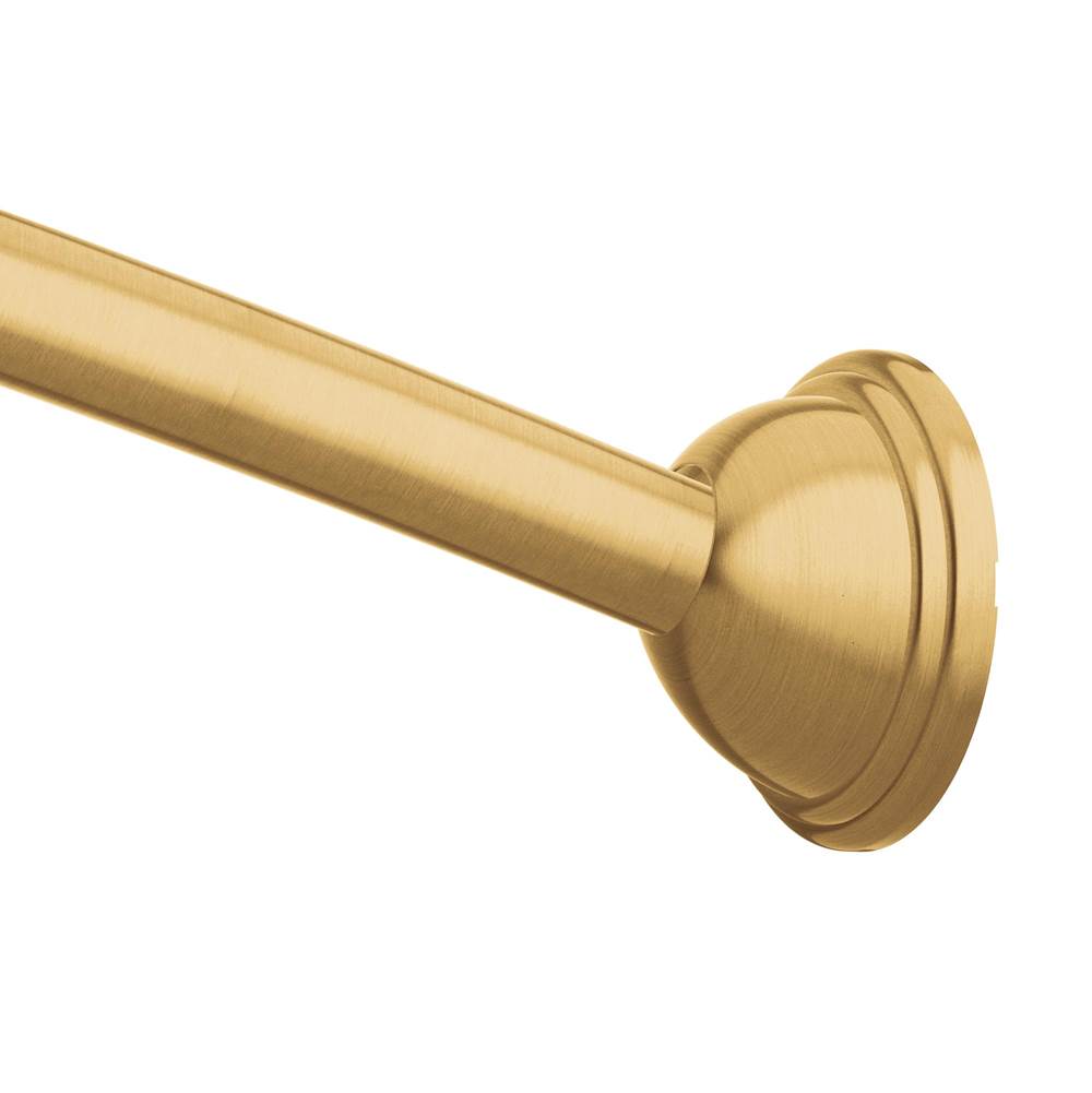 Fixtures, Etc.MoenBrushed Gold Adjustable Curved Shower Rod