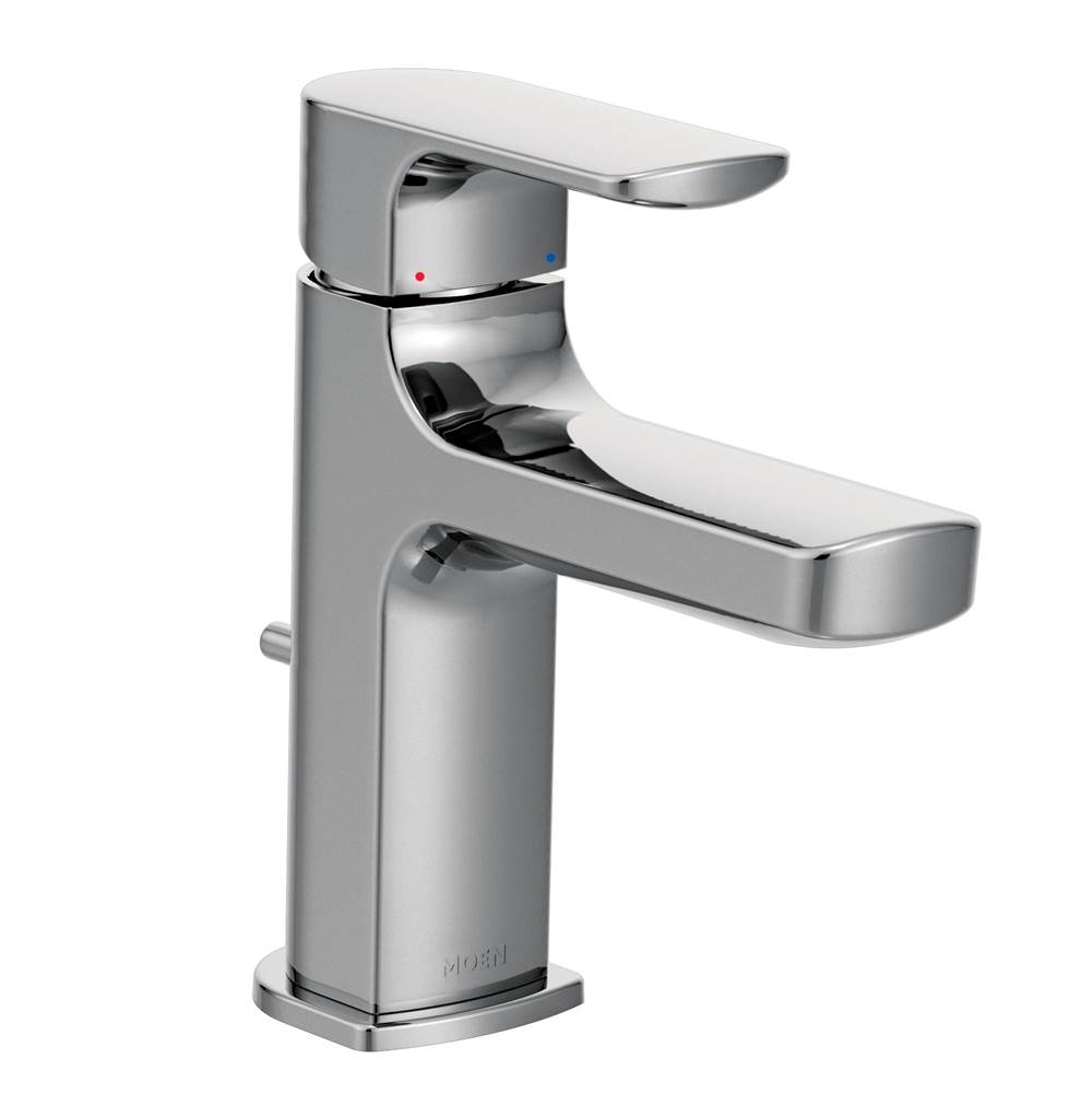 Fixtures, Etc.MoenRizon One-Handle Modern Bathroom Faucet with Drain Assembly, Chrome