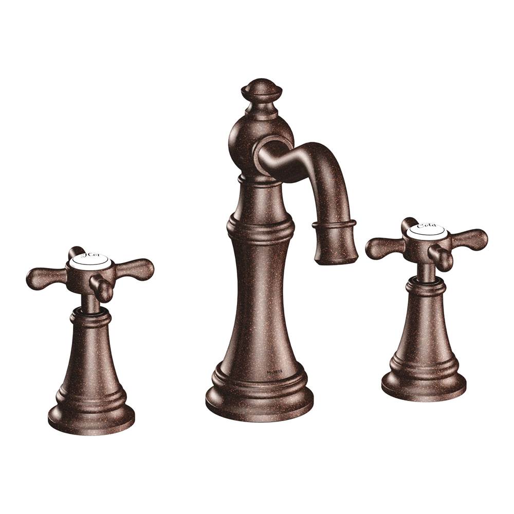 Fixtures, Etc.MoenWeymouth 8 in. Widespread 2-Handle High-Arc Bathroom Faucet Trim Kit in Oil Rubbed Bronze (Valve Sold Separately)