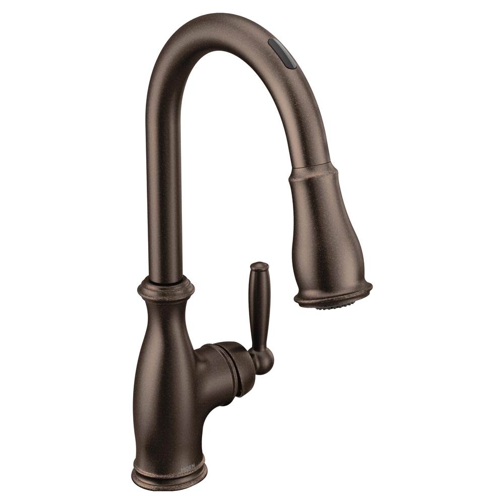 Fixtures, Etc.MoenBrantford Smart Faucet Touchless Pull Down Sprayer Kitchen Faucet with Voice Control and Power Boost, Oil Rubbed Bronze