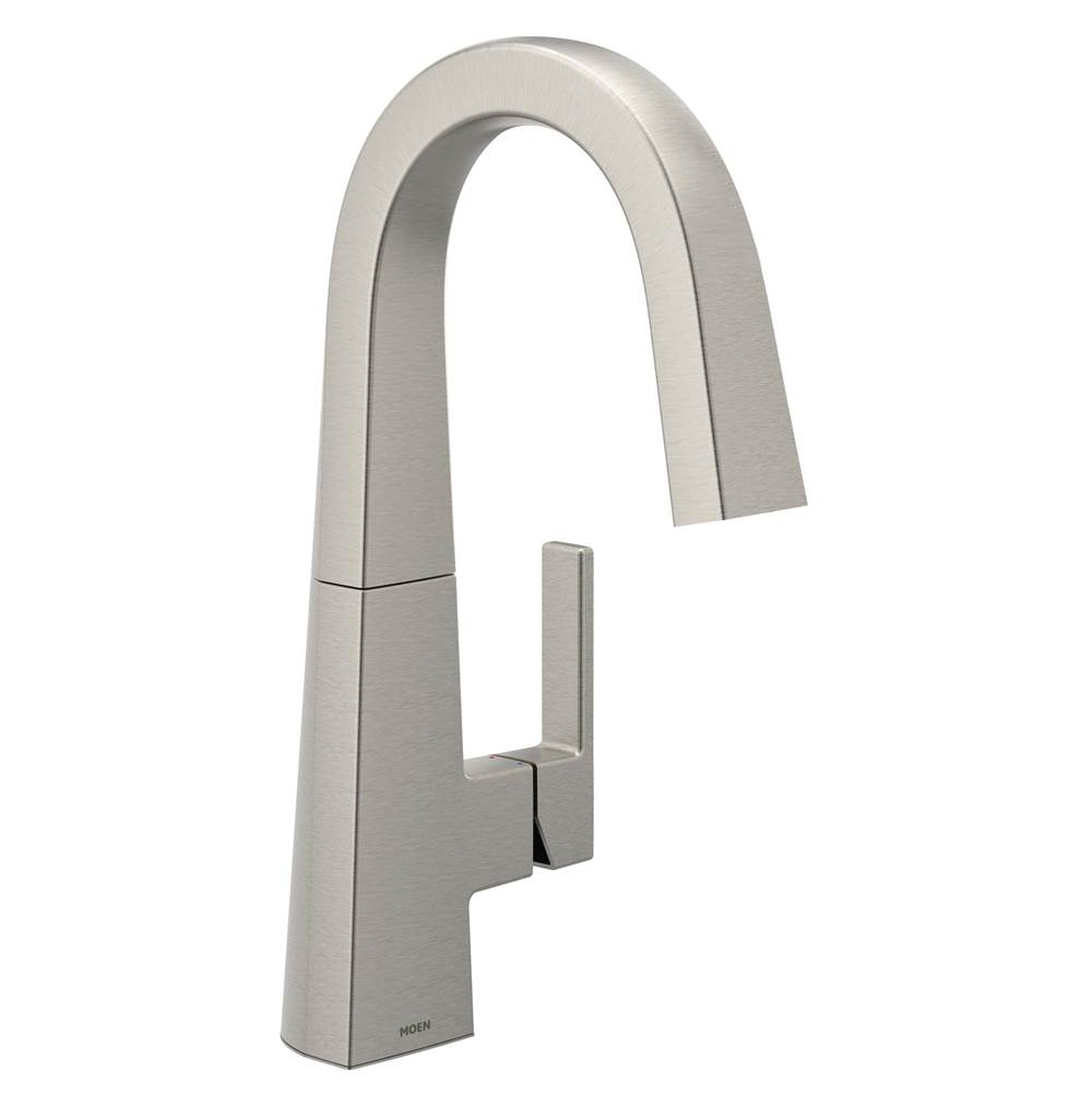 Fixtures, Etc.MoenNio One-Handle Bar Faucet, Includes Secondary Finish Handle Option, Spot Resist Stainless