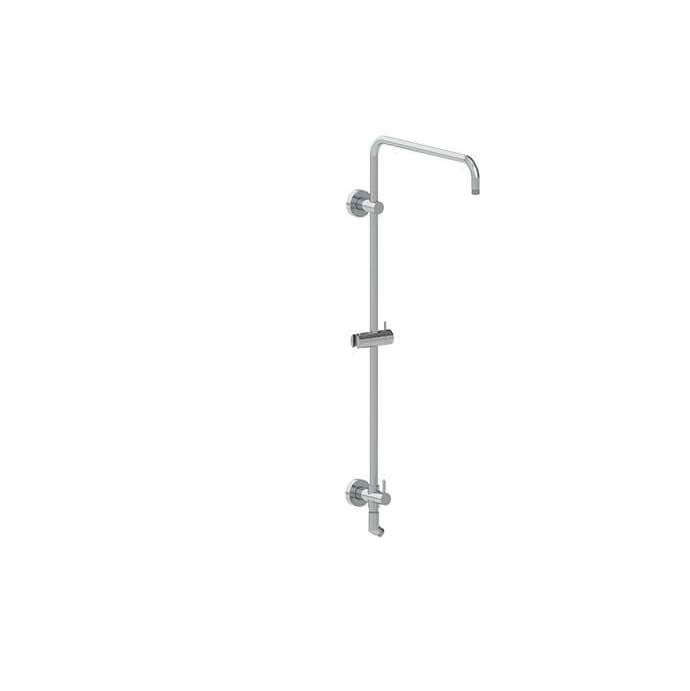 Fixtures, Etc.Mountain PlumbingRain Rail Plus – Wall Mounted Shower Rail with Bottom Outlet Integral Waterway and Diverter (Short)