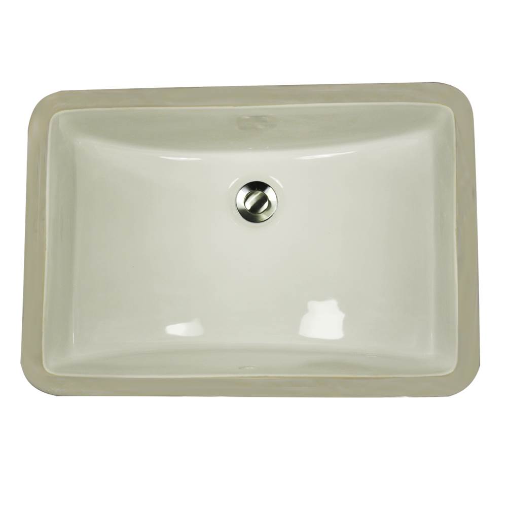 Nantucket Sinks Drop In Bathroom Sinks item UM-18x12-B
